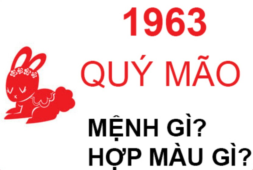 sinh năm 1963 hợp màu gì