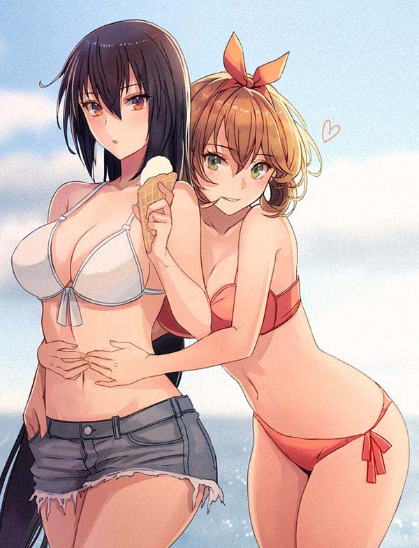 Tổng hợp ảnh nữ anime sexy gợi cảm bikini 18