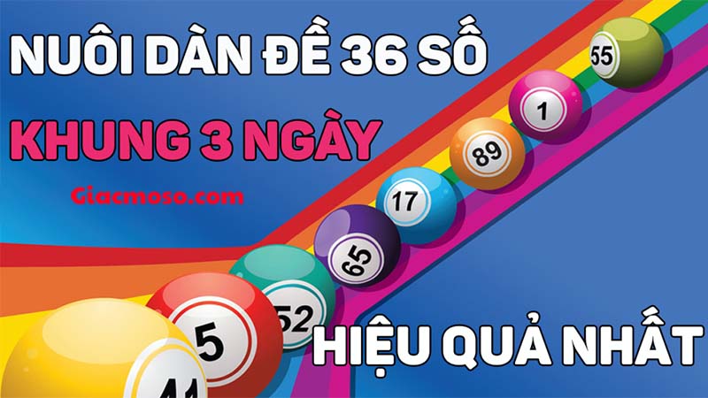 Phương pháp tạo dàn đề 36 số khung 3 ngày siêu hiệu quả